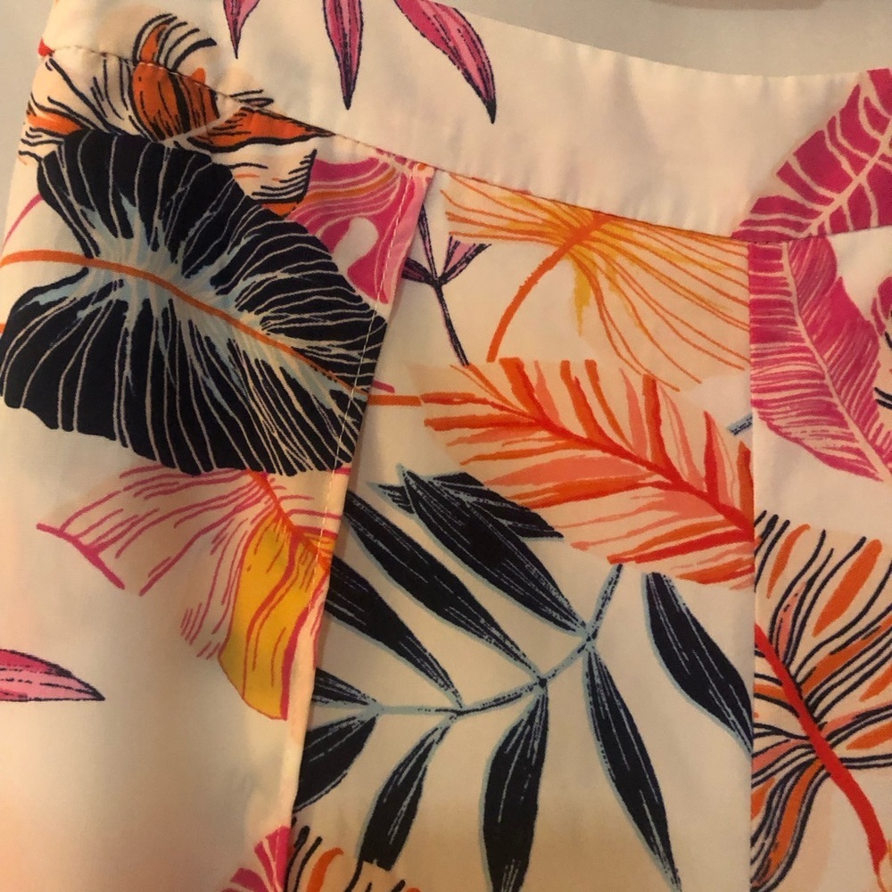 LULUS Side Slit Floral Wide Leg Pants Size M - Picture 9 of 10